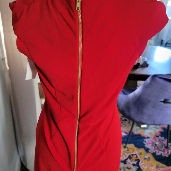NWT - Neiman Marcus Chic Red Dress - Picture 6 of 10